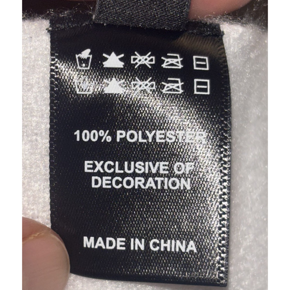 La Seine White Pashmina Shawl Wrap Gold Green Embroidery Fringe 78"x28" Holiday - Picture 3 of 14